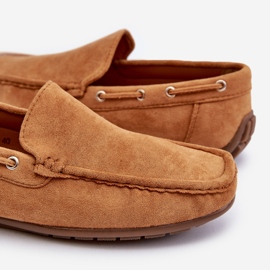 Pánské nazouvací mokasíny Camel Rayan Suede hnědý 2 Pánské nazouvací mokasíny Camel Rayan Suede hnědý 2