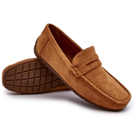 Pánské semišové mokasíny Camel Wesley hnědý 5
