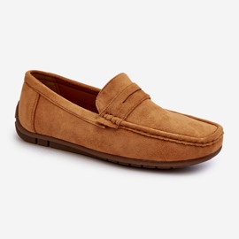 Pánské semišové mokasíny Camel Wesley hnědý 3