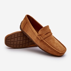 Pánské semišové mokasíny Camel Wesley hnědý 1