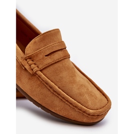 Pánské semišové mokasíny Camel Wesley hnědý 2