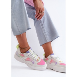 Dámské tenisky Big Star NN274359 Memory Foam System Multicolor bílý 1