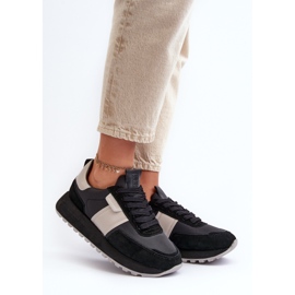 Dámské tenisky na platformě Big Star NN274502 Memory Foam System Black černá 2