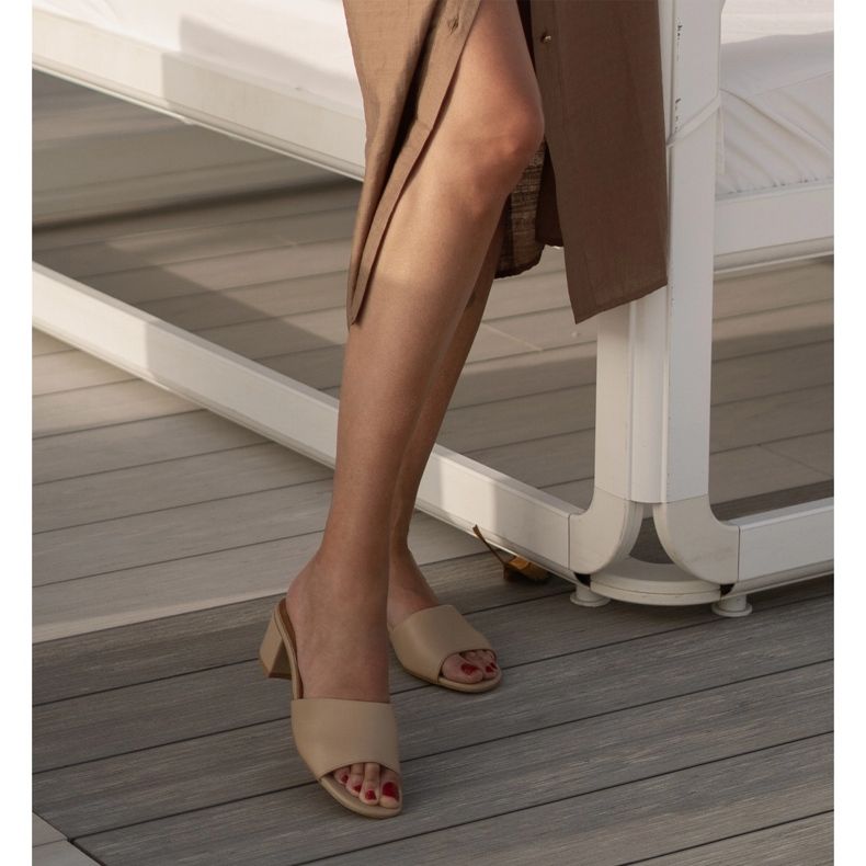 Marco Shoes Žabky Puerto Rey béžový 1