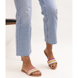 Různobarevné vyšívané sklíčka Marika vícebarevný 1