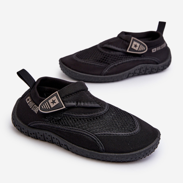Dětské boty do vody Black Big Star NN374466 černý černý 1