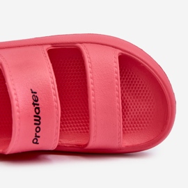Lehké pěnové sandály na suchý zip ProWater PRO-24-05-02K Růžové růžový 3