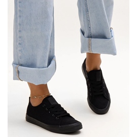 Černé látkové tenisky Big Star LL274226 černá 1