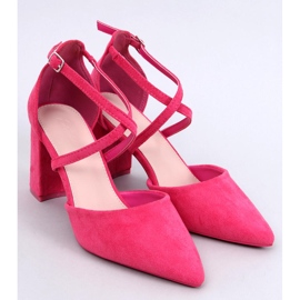 Lodičky Thois Fuchsia s křížovým popruhem růžový 1
