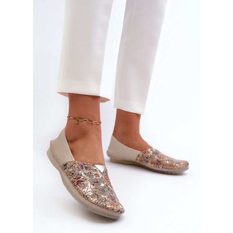 Dámské kožené baleríny Maciejka 1930B-04 Béžová béžový 2 Dámské kožené baleríny Maciejka 1930B-04 Béžová béžový 2