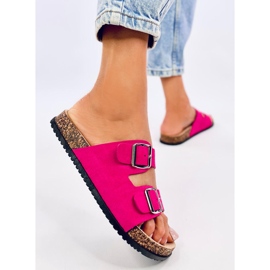 Korkové pantofle Ponses Fuchsia růžový 4