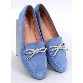 Semišové mokasíny Marsoin Blue modrý 1