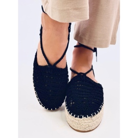 Dámské krajkové espadrilky Yaweh Black černý 1