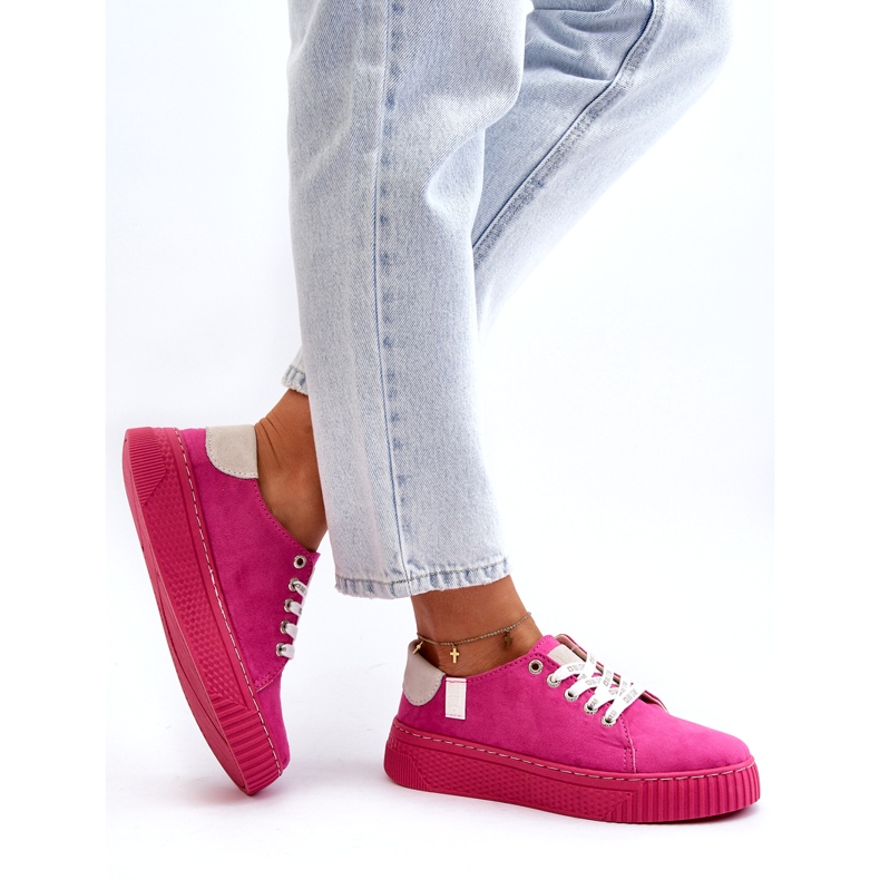 Dámské tenisky Memory Foam System Big Star NN276004 Fuchsia růžový 3