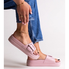 Růžové žabky Big Star NN274A663 růžový 1