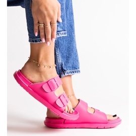 Tmavě růžové žabky Big Star NN274A754 růžový 1