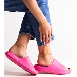 Tmavě růžové žabky Big Star NN274A041 růžový 1