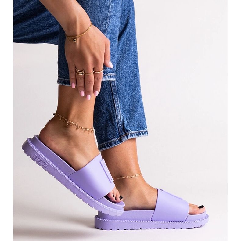 Fialové žabky Big Star LL274426 fialový 1