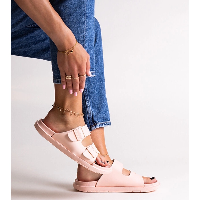 Růžové žabky Big Star NN274A753 růžový 1