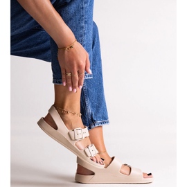 Béžové sandály Big Star LL274746 béžový 1