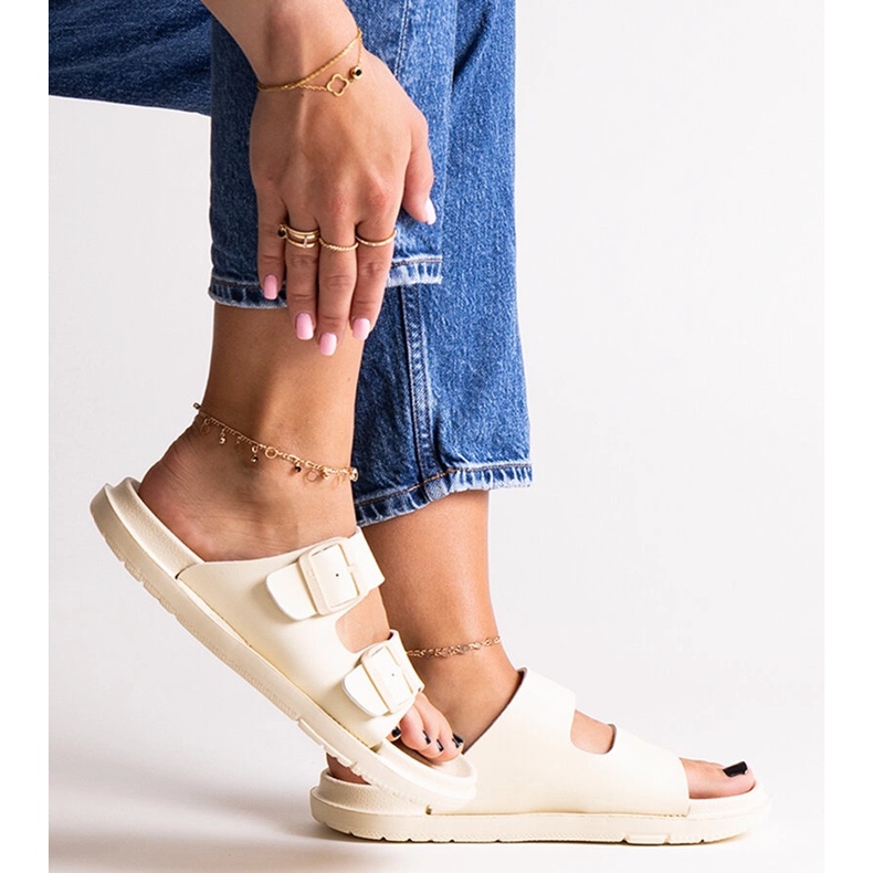 Béžové žabky Big Star NN274A752 béžový 1