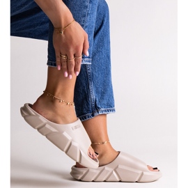 Béžové žabky Big Star LL274593 801 béžový 1