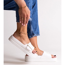 Bílé žabky Big Star NN274A661 bílý 1