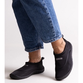 Sportovní černé boty do vody Big Star NN274A801 černá černá 1 Sportovní černé boty do vody Big Star NN274A801 černá černá 1