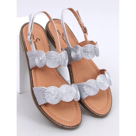 Dámské sandály Raulet Silver stříbrný 1