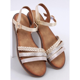 Dámské sandály Pasini Gold zlatý 1