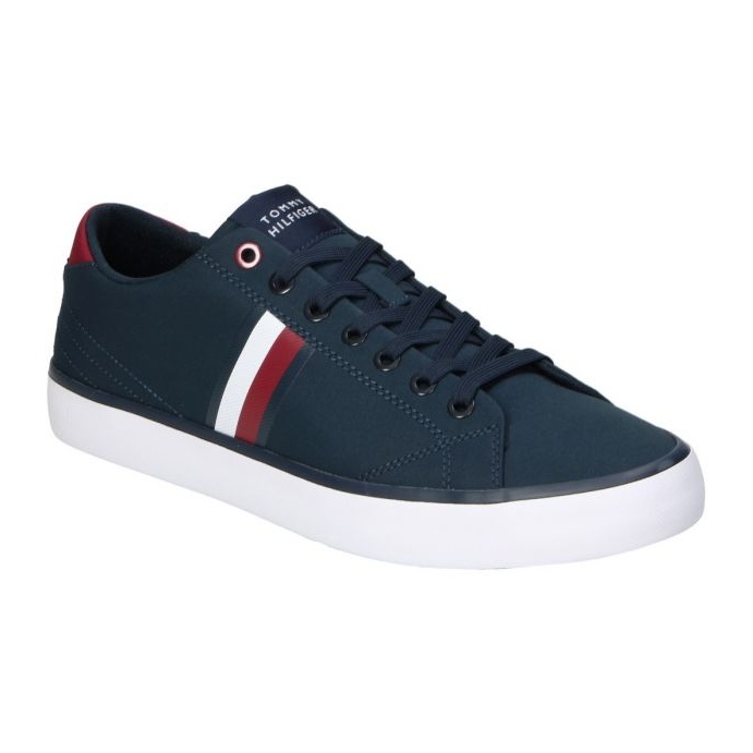 Tommy Hilfiger Vulc Low Stripes Síťované boty FM0FM04946 DW5 modrý 1 Tommy Hilfiger Vulc Low Stripes Síťované boty FM0FM04946 DW5 modrý 1