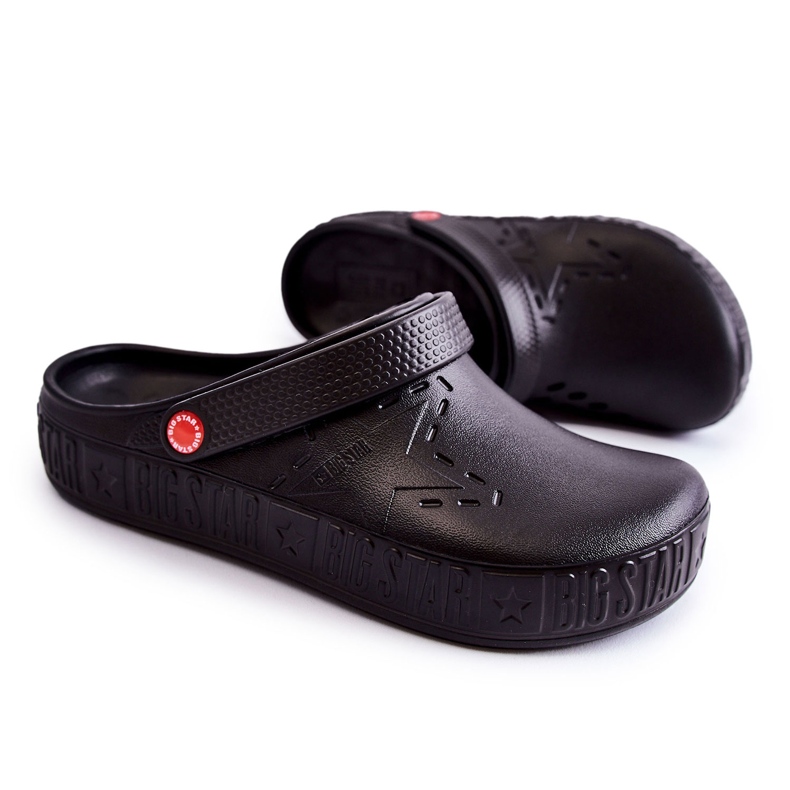 Pánské lehké pantofle Kroks Big Star II175001 Black černý 4