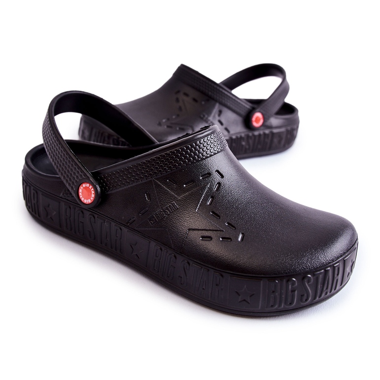 Pánské lehké pantofle Kroks Big Star II175001 Black černá 3