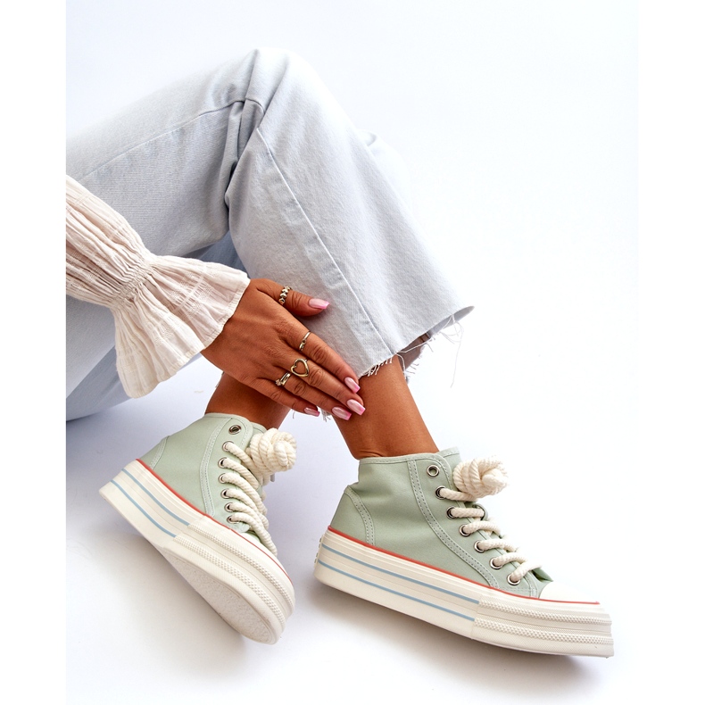 Seastar Dámské Tenisky na platformě Mint Aineri zelená 1