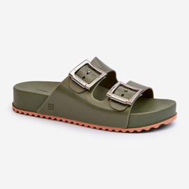 Dámské Smooth Slides ZAXY NN285057 Tmavě zelené zelený 1