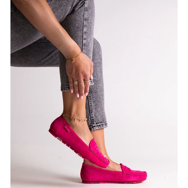 Tmavě růžové mokasíny Big Star NN274934 růžový 1