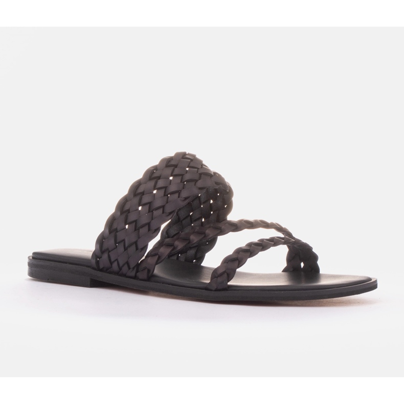 Marco Shoes Romské žabky černý 1