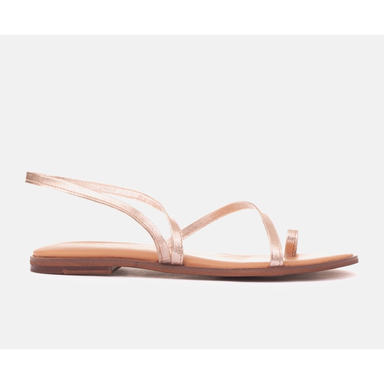 Marco Shoes Paphos sandály zlatý 1