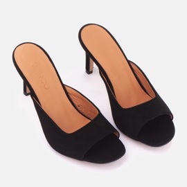 Marco Shoes Žabky Palermo černá 1