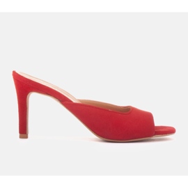 Marco Shoes Žabky Palermo červené 1