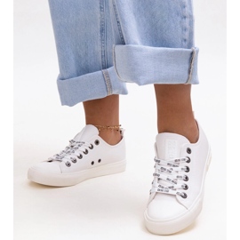 Bílé eko kožené tenisky Big Star KK274105 bílý 1