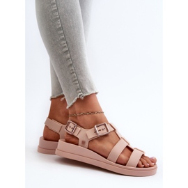 Vonné hladké dámské sandály ZAXY NN285006 Světle růžové růžový 1