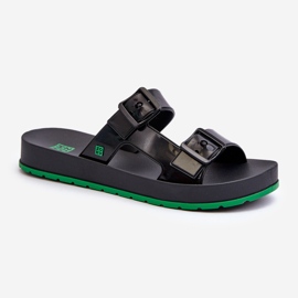 ZAXY LL285073 Dámské ploché žabky černé černý 1