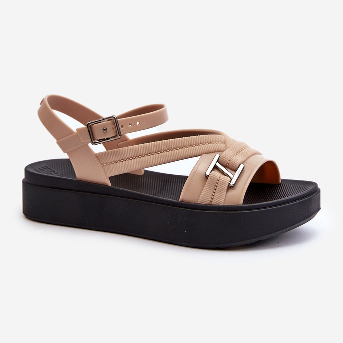 Voňavé dámské sandály na platformě ZAXY LL285063 Béžová béžový 1 Voňavé dámské sandály na platformě ZAXY LL285063 Béžová béžový 1