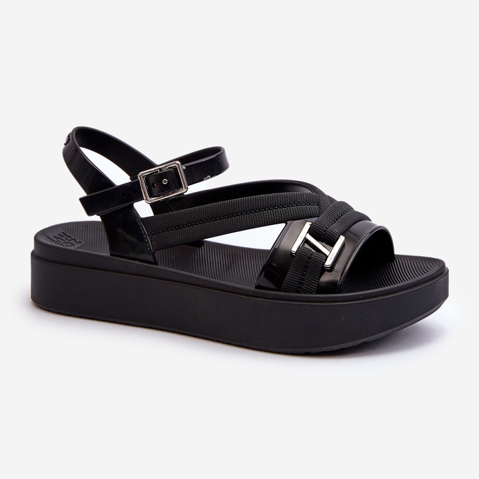 Voňavé dámské sandály na platformě ZAXY LL285064 Black černý 1