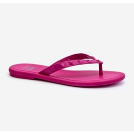 Dámské ploché flexibilní žabky ZAXY JJ285252 fuchsiové růžový 1