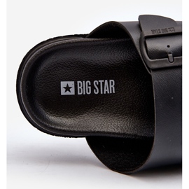 Lehké pánské žabky s přezkami Big Star NN174597 Černá černý 2