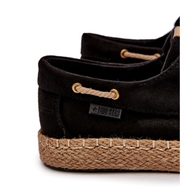 Pánské šněrovací espadrilky Big Star NN174051 černé černý 1