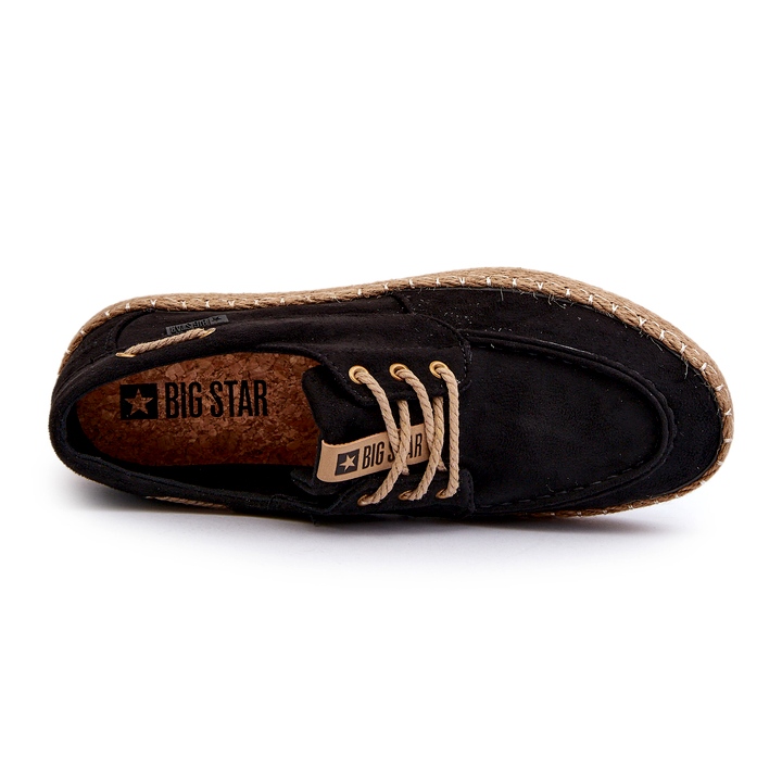Pánské šněrovací espadrilky Big Star NN174051 černé černá 2 Pánské šněrovací espadrilky Big Star NN174051 černé černá 2