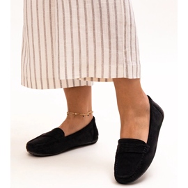 Černé klasické mokasíny Morton černý 1